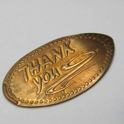 Lot of 3 different elongated cents - Tom Hollywood, Thank you, Rosemont