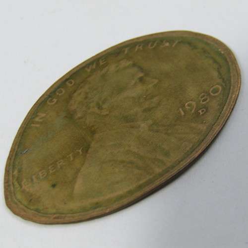 Lot of 3 different elongated cents - Tom Hollywood, Thank you, Rosemont