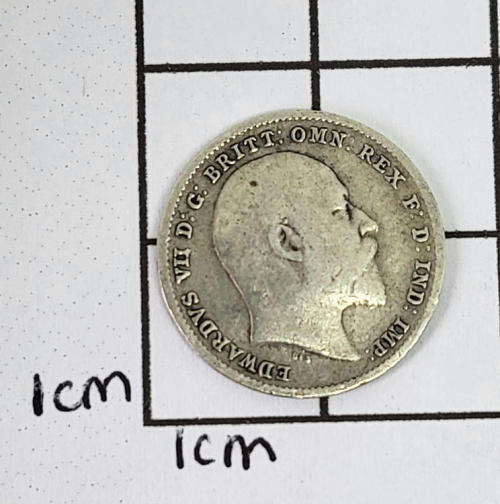 1904 silver Edward 7 three pence