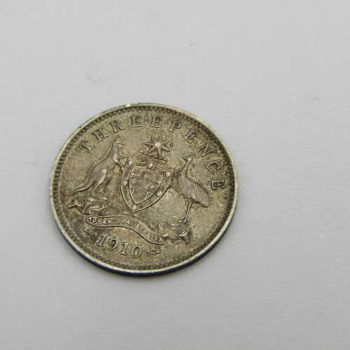1910 Australia three pence silver - AU