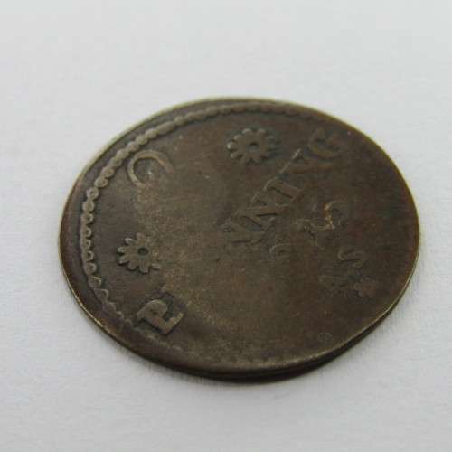 1815 German States AS ROSTOCKER MUNZE 3 Pfennig