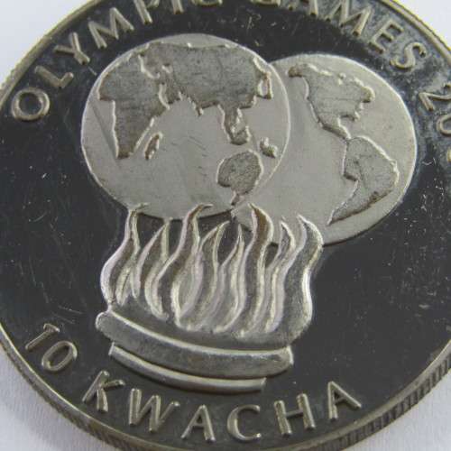 Malawi 2000 Olympic games 10 Kwacha proof coin