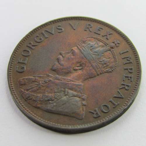 1924 SA Union half penny - EF+