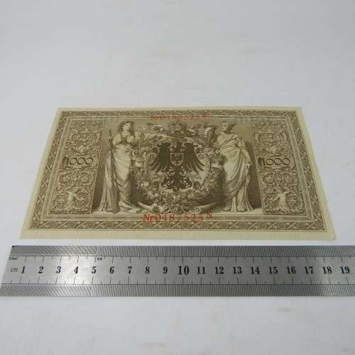 Lot of 5 German bank notes with consecutive numbers - Issued 1910 - rarely found