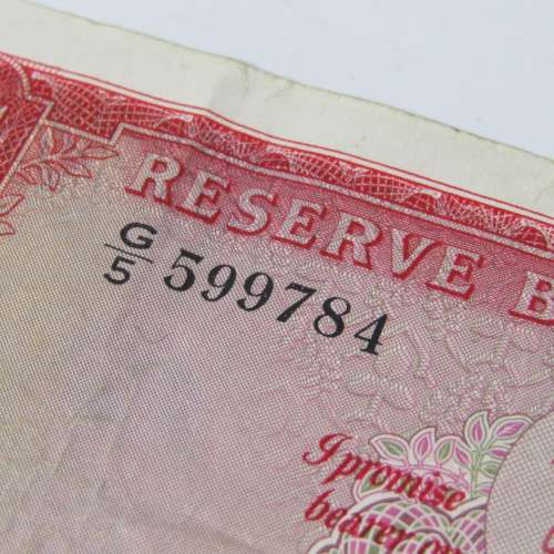 Rhodesia one pound banknote 21st September 1964 - Very Fine - with folds and creases