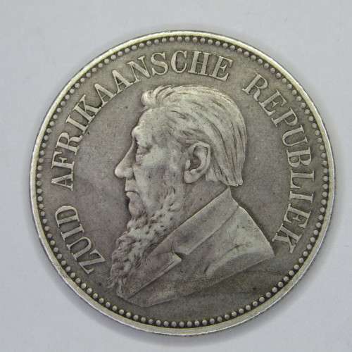 1894 Paul Kruger ZAR half crown VF