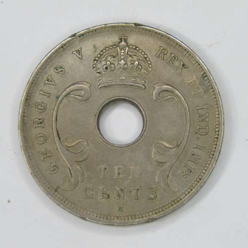East Africa 1911 H ten cents XF+ / AU