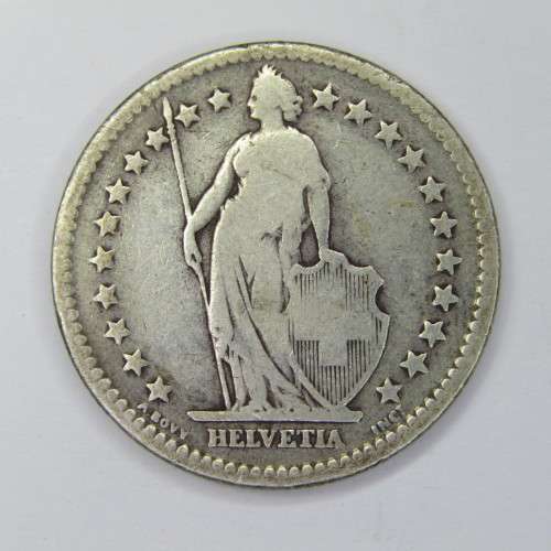 Switzerland 1879 Two Franc