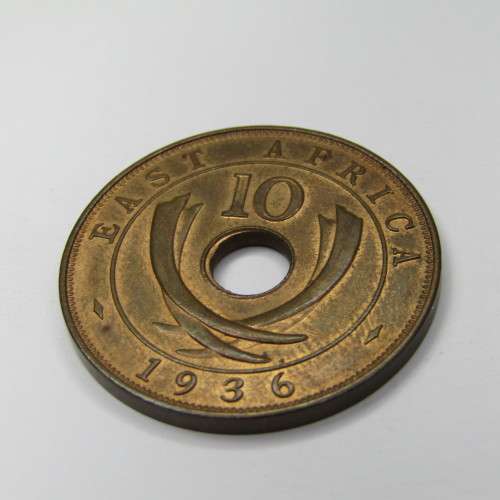 East Africa Edward 8 Ten cents - no mint mark uncirculated