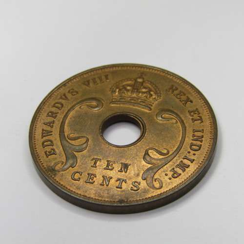 East Africa Edward 8 Ten cents - no mint mark uncirculated
