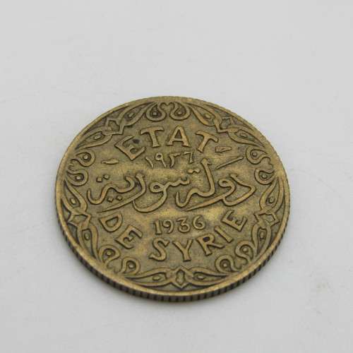 1936 Syria 5 piastres