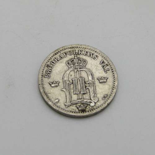 1899 Sweden silver 25 ore