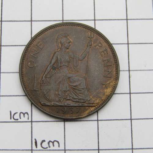 1937 Great Britain Penny UNC