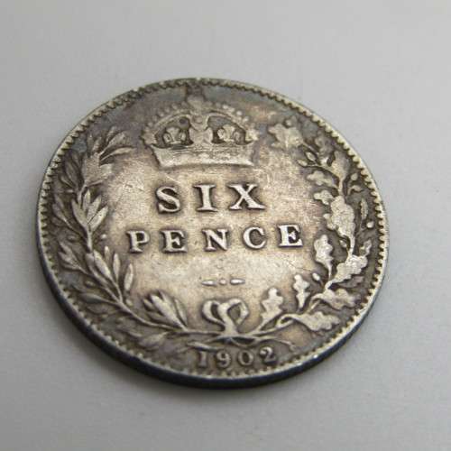 1902 sixpence - Great Britain VF +