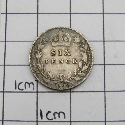 1902 sixpence - Great Britain VF +
