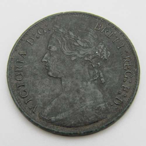 1877 half penny - Great Britain