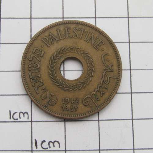 1942 Palestine 20 Mils VF +