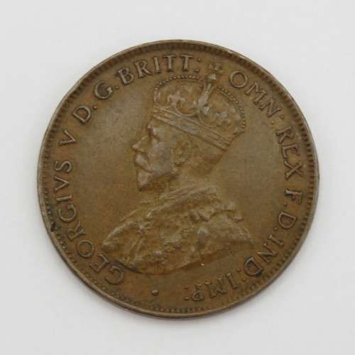 Australia 1935 half penny - XF