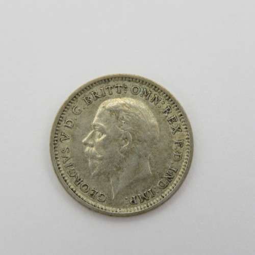 Great Britain 1936 Three pence - AU Silver