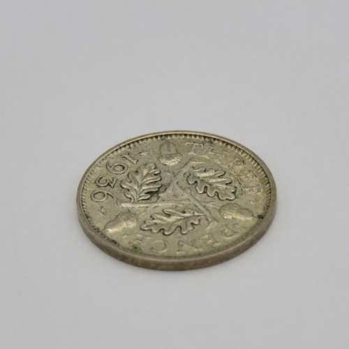 Great Britain 1936 Three pence - AU Silver
