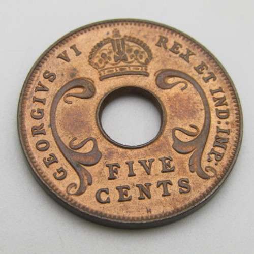 East Africa 1937 H 5 cent - Brilliant condition
