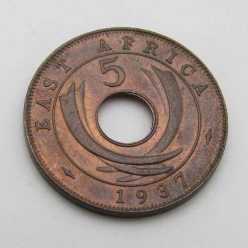 East Africa 1937 H 5 cent - Brilliant condition