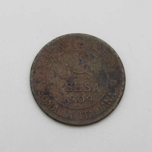 Italian Somaliland 1909 one Besa