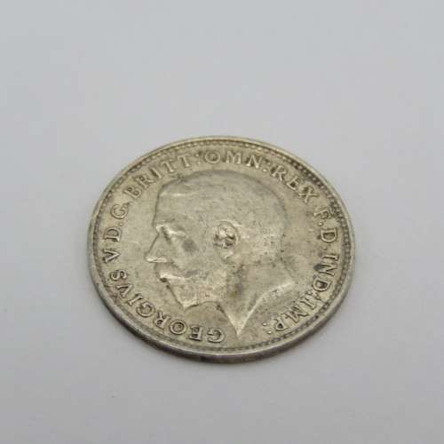 Great Britain 1926 silver 3d - AU +