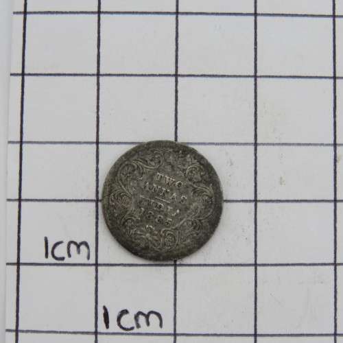 British India 1885 Two annas