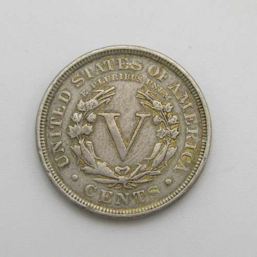 USA 1889 copper - nickel 5 cent