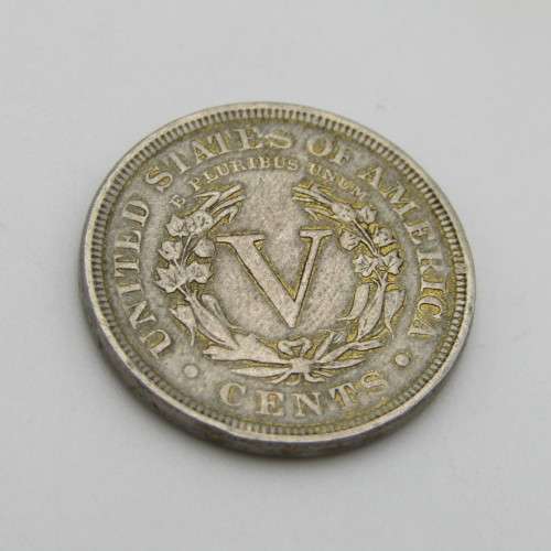 USA 1889 copper - nickel 5 cent
