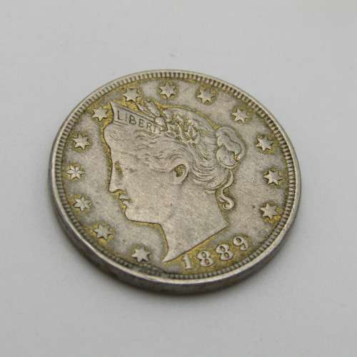 USA 1889 copper - nickel 5 cent
