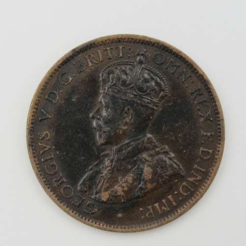 Australia 1914 H half penny VF+