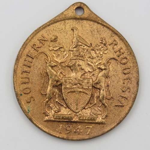 1947 Southern Rhodesia Royal Visit medallian