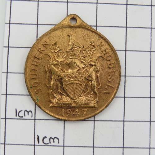 1947 Southern Rhodesia Royal Visit medallian