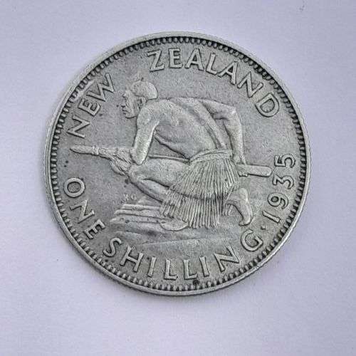New Zealand 1935 shilling