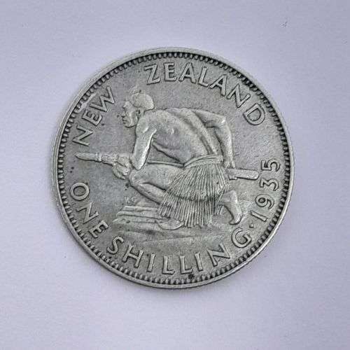 New Zealand 1935 shilling