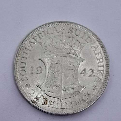 South Africa 1942 half crown AU +