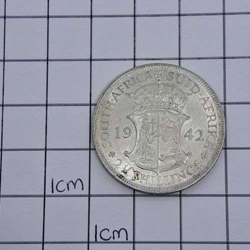 South Africa 1942 half crown AU +