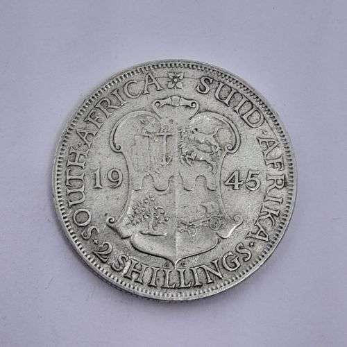 South Africa 1945 Two Shilling XF +
