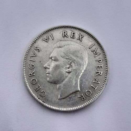 South Africa 1945 Two Shilling XF +