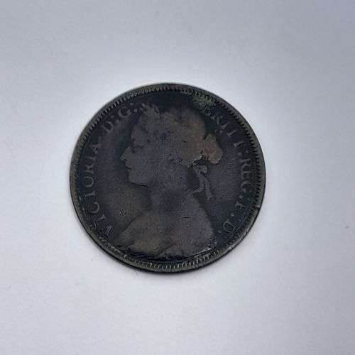 Great Britain half penny 1881 H