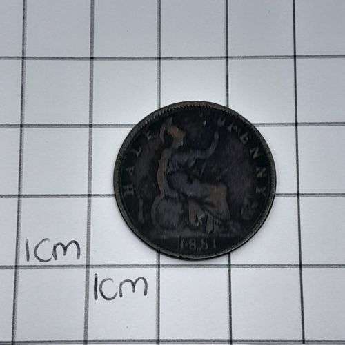 Great Britain half penny 1881 H