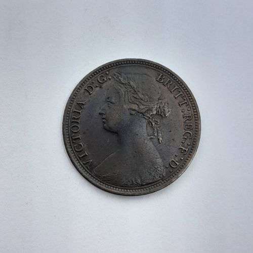 Great Britain 1880 half penny XF