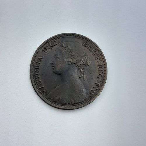 Great Britain 1880 half penny XF