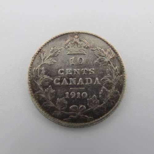 Canada 1910 Ten cent silver