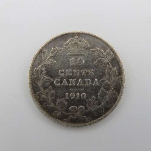 Canada 1910 Ten cent silver