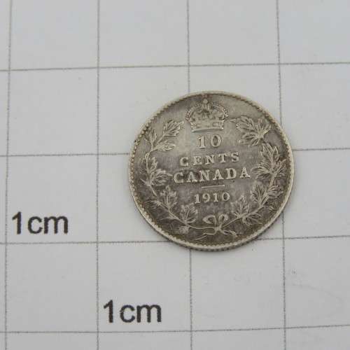 Canada 1910 Ten cent silver
