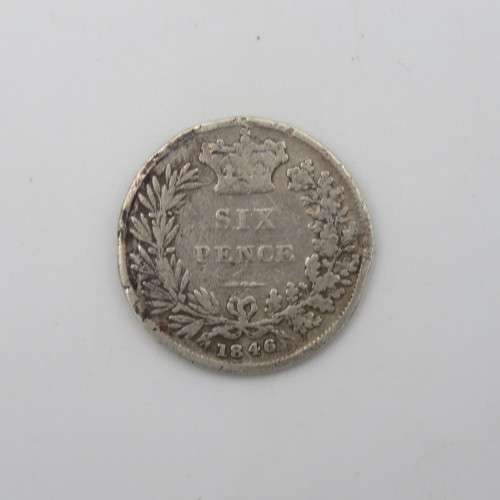 Great Britain 1846 silver 6 pence