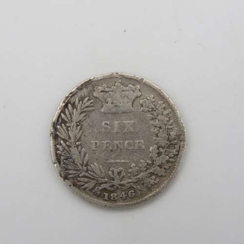 Great Britain 1846 silver 6 pence
